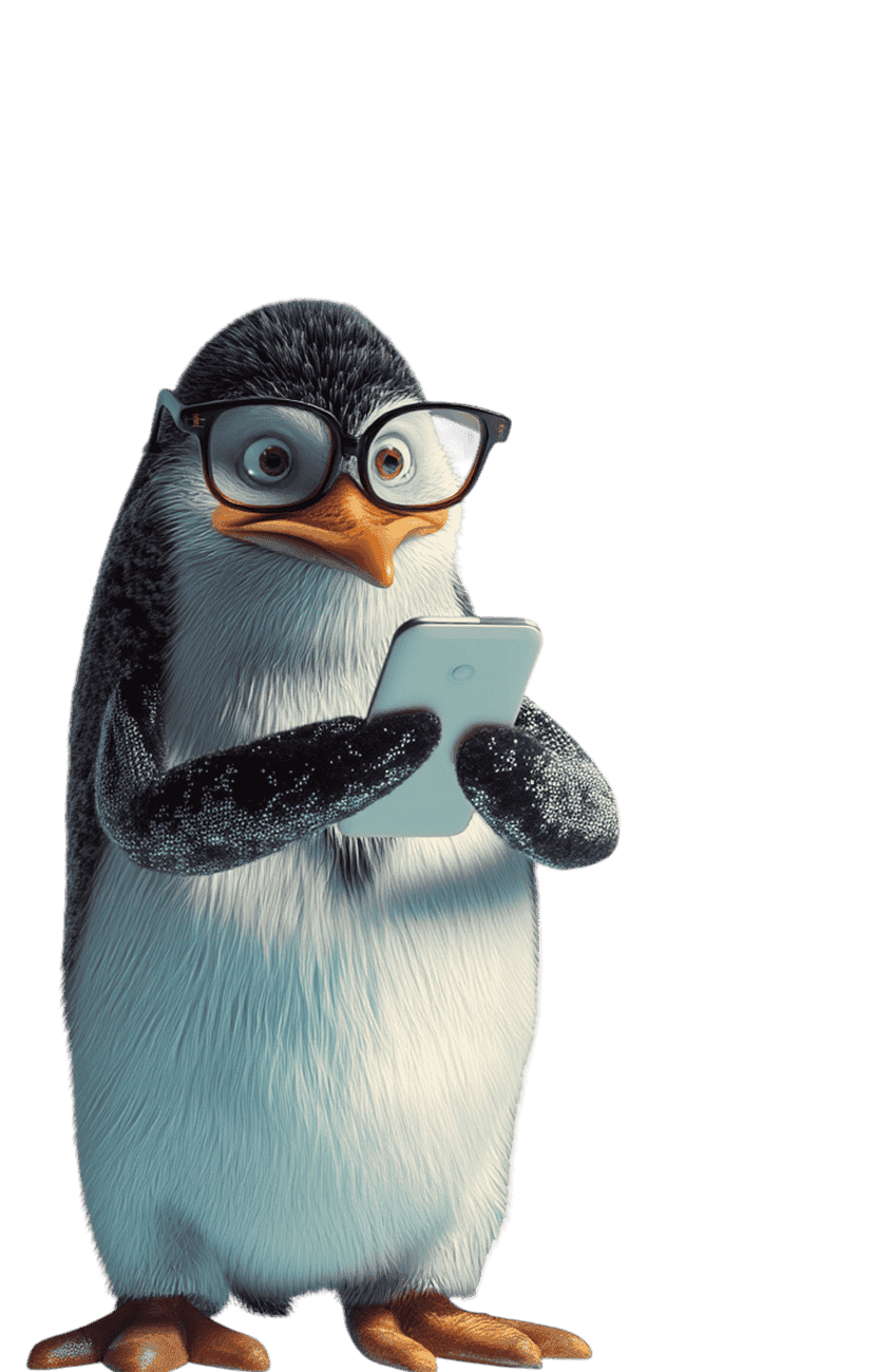 brand penguin mascot